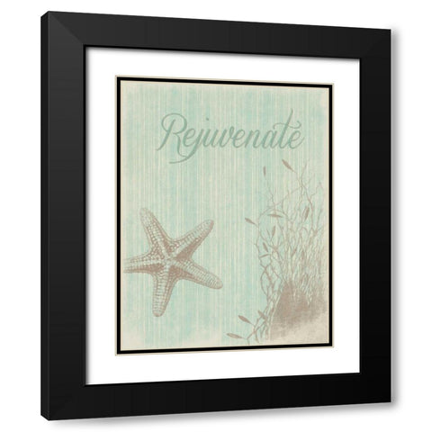 Rejuvenate Black Modern Wood Framed Art Print with Double Matting by Grey, Jace