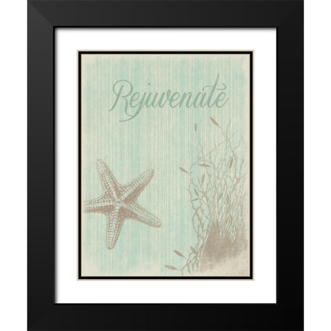 Rejuvenate Black Modern Wood Framed Art Print with Double Matting by Grey, Jace