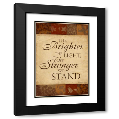 Inspirational A Black Modern Wood Framed Art Print with Double Matting by Grey, Jace