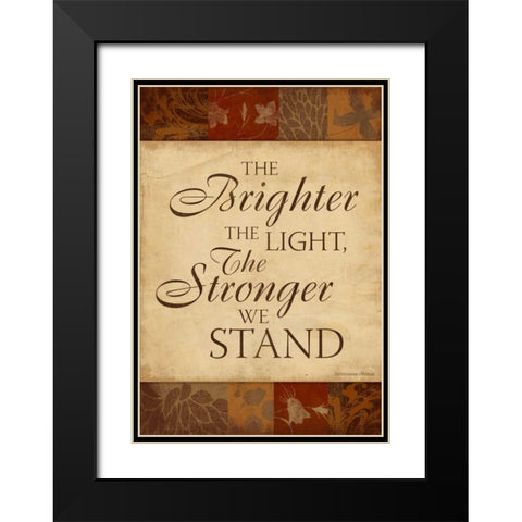 Inspirational A Black Modern Wood Framed Art Print with Double Matting by Grey, Jace