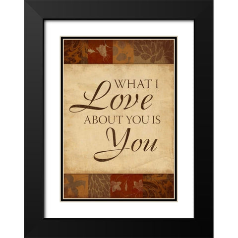 Inspirational C Black Modern Wood Framed Art Print with Double Matting by Grey, Jace
