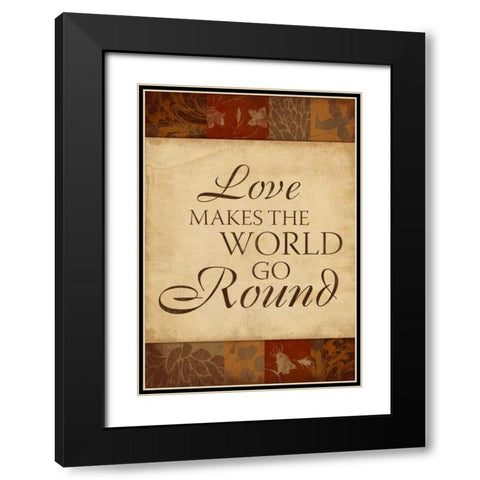 Inspirational D Black Modern Wood Framed Art Print with Double Matting by Grey, Jace