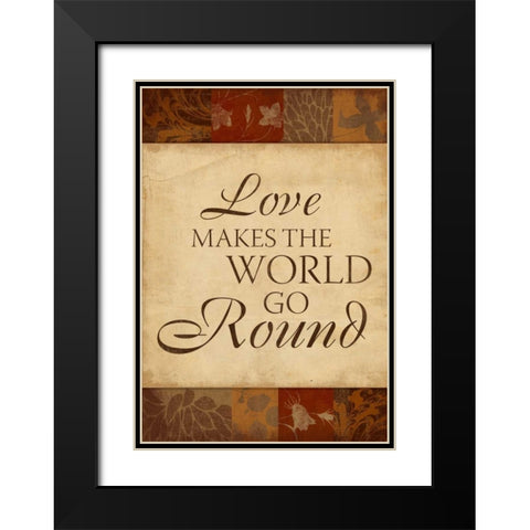 Inspirational D Black Modern Wood Framed Art Print with Double Matting by Grey, Jace