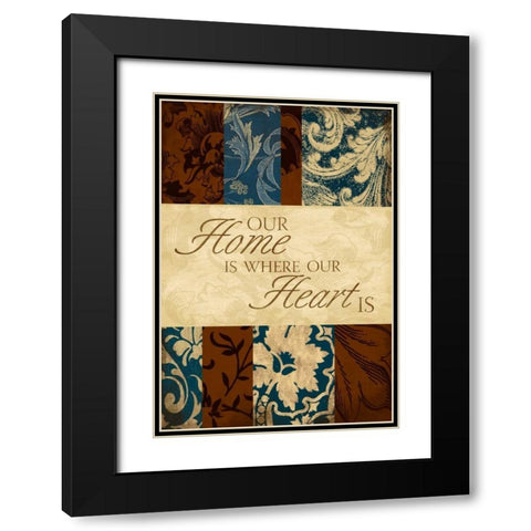 Inspirational A2 Black Modern Wood Framed Art Print with Double Matting by Grey, Jace
