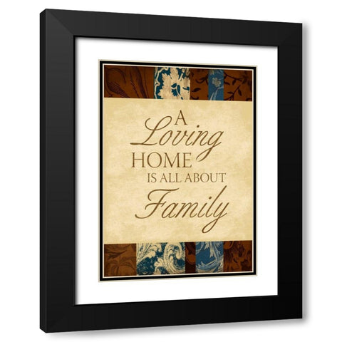 Inspirational B Black Modern Wood Framed Art Print with Double Matting by Grey, Jace