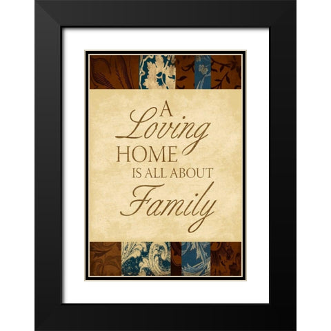 Inspirational B Black Modern Wood Framed Art Print with Double Matting by Grey, Jace
