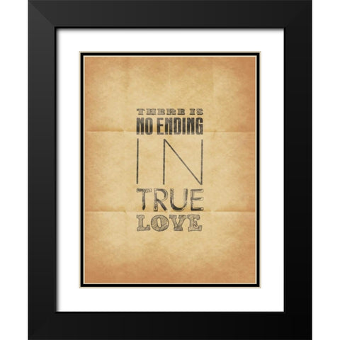 True Love 2 Black Modern Wood Framed Art Print with Double Matting by Grey, Jace