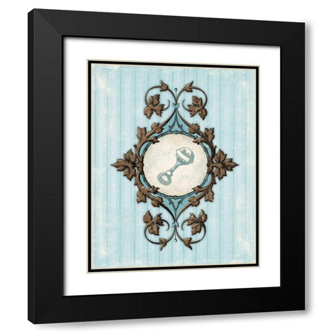 Rattle A Black Modern Wood Framed Art Print with Double Matting by Grey, Jace