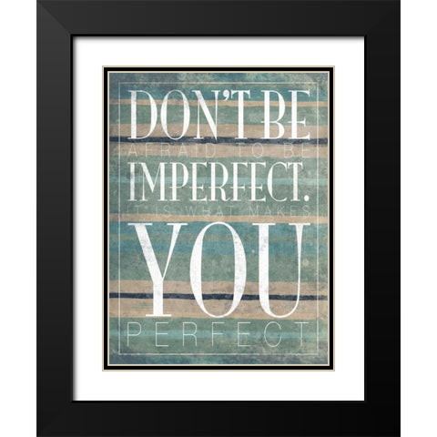 Perfect Black Modern Wood Framed Art Print with Double Matting by Grey, Jace