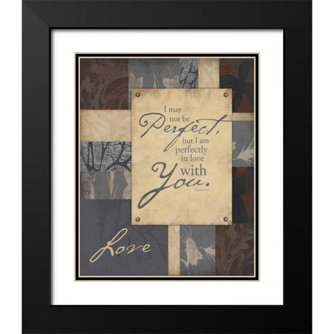 Love2 CLean Edge Black Modern Wood Framed Art Print with Double Matting by Grey, Jace