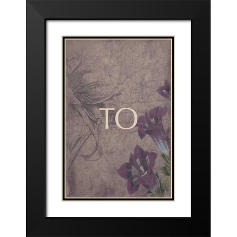 to Black Modern Wood Framed Art Print with Double Matting by Grey, Jace