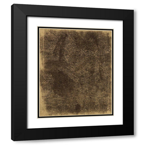 Animal Print 2 Black Modern Wood Framed Art Print with Double Matting by Grey, Jace