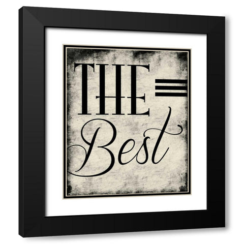 The Best Black Modern Wood Framed Art Print with Double Matting by Grey, Jace