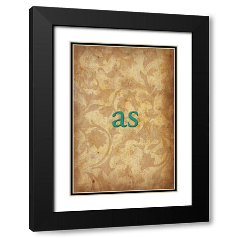 as Black Modern Wood Framed Art Print with Double Matting by Grey, Jace