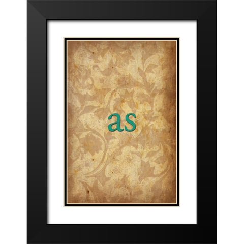 as Black Modern Wood Framed Art Print with Double Matting by Grey, Jace