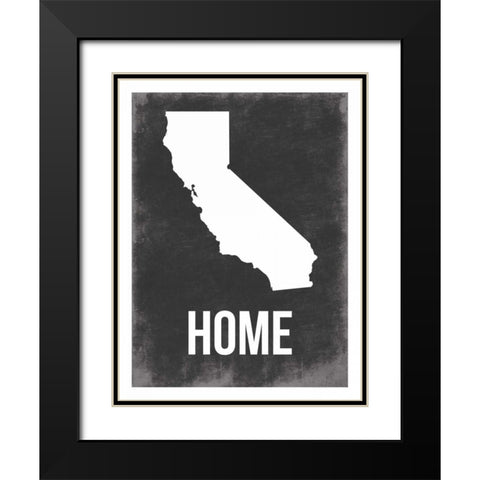 Cali Home Black Modern Wood Framed Art Print with Double Matting by Grey, Jace