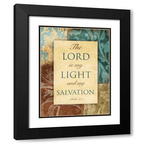 Lord Light Black Modern Wood Framed Art Print with Double Matting by Grey, Jace