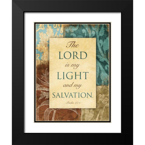 Lord Light Black Modern Wood Framed Art Print with Double Matting by Grey, Jace