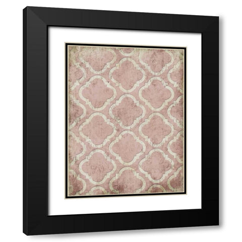 Antique Reverse Rose Wall Black Modern Wood Framed Art Print with Double Matting by Grey, Jace