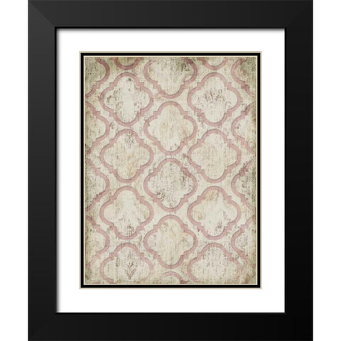 Antique Rose Wall Black Modern Wood Framed Art Print with Double Matting by Grey, Jace