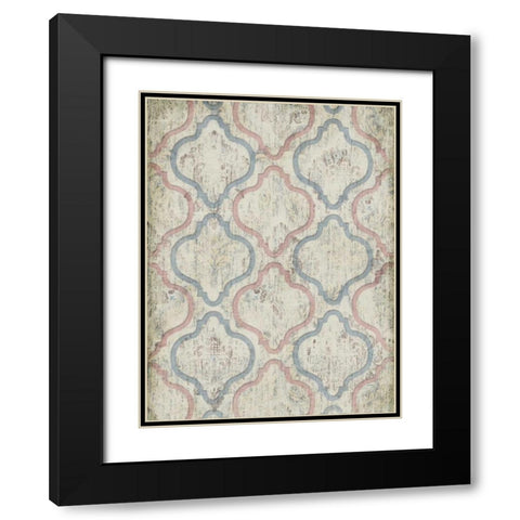 Rustic Wall Paper Black Modern Wood Framed Art Print with Double Matting by Grey, Jace