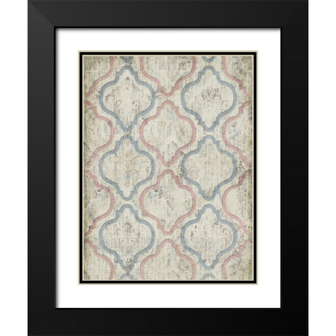Rustic Wall Paper Black Modern Wood Framed Art Print with Double Matting by Grey, Jace