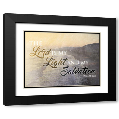 Lord Sunset Black Modern Wood Framed Art Print with Double Matting by Grey, Jace