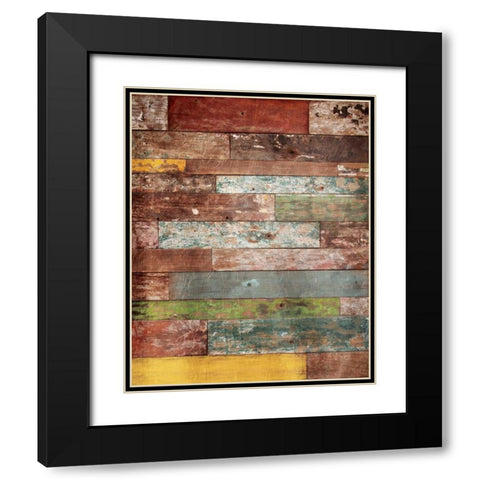 Spice Tones Wood Black Modern Wood Framed Art Print with Double Matting by Grey, Jace