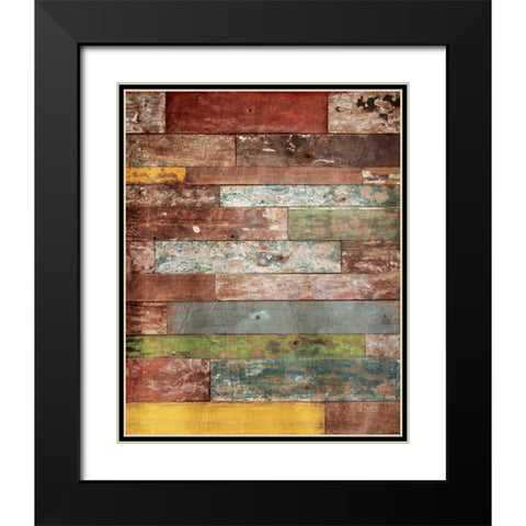 Spice Tones Wood Black Modern Wood Framed Art Print with Double Matting by Grey, Jace