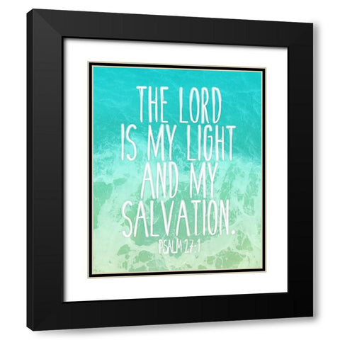 My Light Black Modern Wood Framed Art Print with Double Matting by Grey, Jace