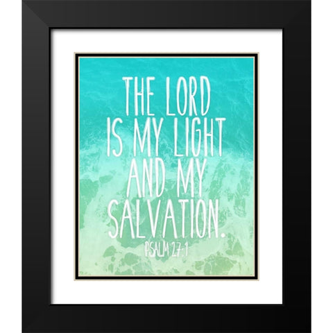 My Light Black Modern Wood Framed Art Print with Double Matting by Grey, Jace