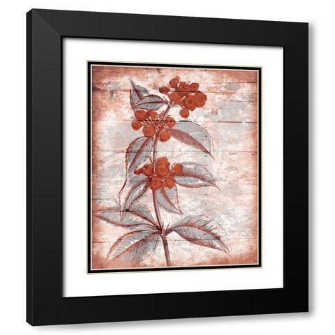 Calm Day Heat Black Modern Wood Framed Art Print with Double Matting by Grey, Jace