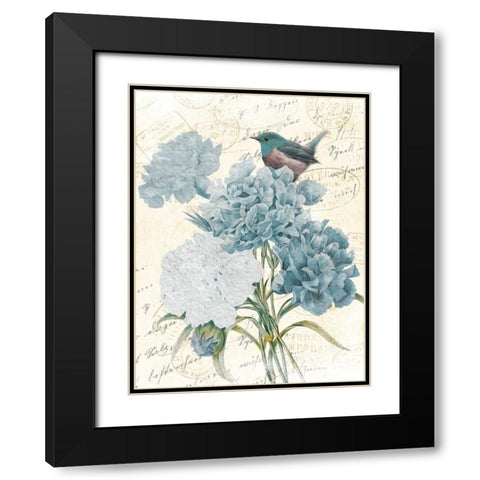 Bird Mail Four Black Modern Wood Framed Art Print with Double Matting by Grey, Jace