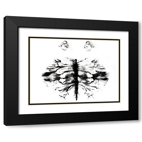 Site Black Modern Wood Framed Art Print with Double Matting by Grey, Jace