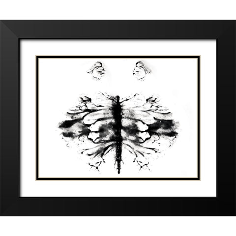 Site Black Modern Wood Framed Art Print with Double Matting by Grey, Jace