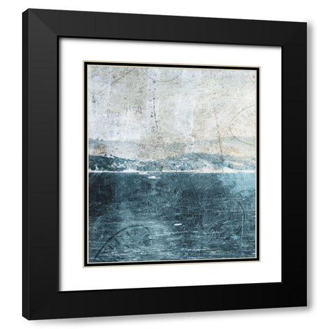 Sea Life Black Modern Wood Framed Art Print with Double Matting by Grey, Jace