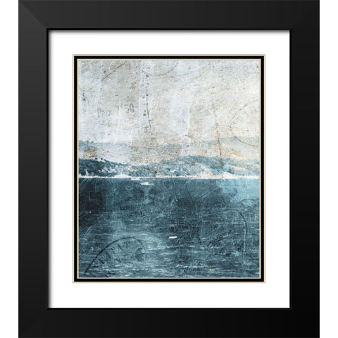 Sea Life Black Modern Wood Framed Art Print with Double Matting by Grey, Jace
