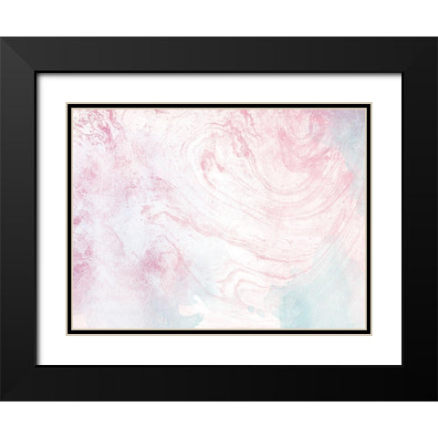 Ice Cream Galaxy Black Modern Wood Framed Art Print with Double Matting by Grey, Jace
