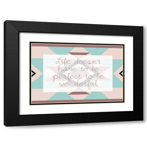 To Be Wonderful Black Modern Wood Framed Art Print with Double Matting by Grey, Jace