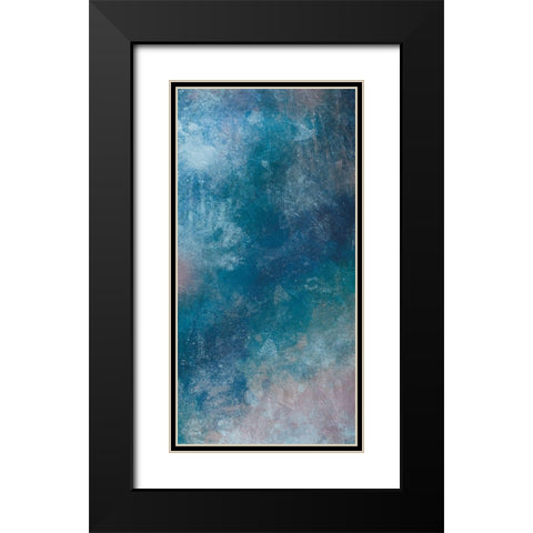 Neutral Galaxy Black Modern Wood Framed Art Print with Double Matting by Grey, Jace