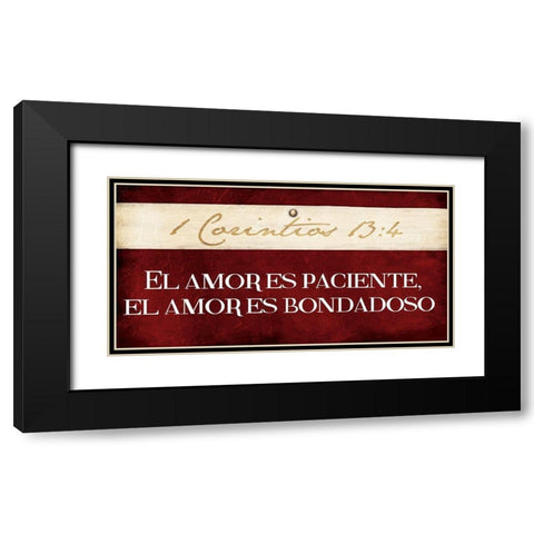Corintios Black Modern Wood Framed Art Print with Double Matting by Grey, Jace