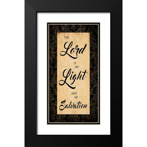 Lord Light Black Modern Wood Framed Art Print with Double Matting by Grey, Jace