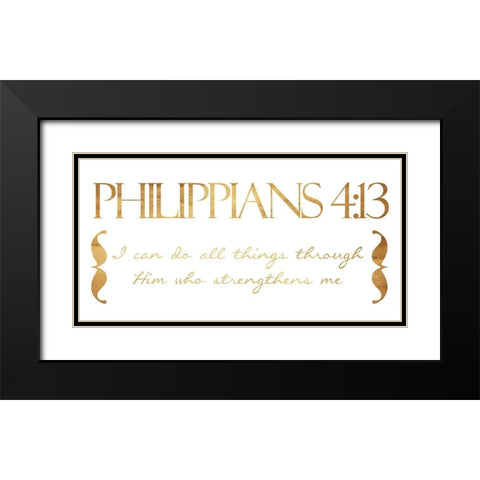 I Can Do All Black Modern Wood Framed Art Print with Double Matting by Grey, Jace