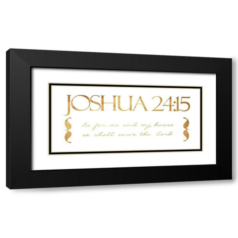 As For Me Black Modern Wood Framed Art Print with Double Matting by Grey, Jace
