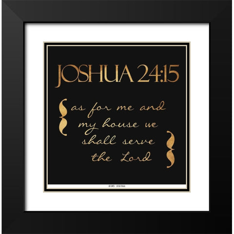 Shall Serve Black Modern Wood Framed Art Print with Double Matting by Grey, Jace