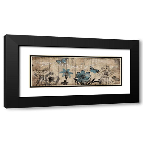 The Journey Black Modern Wood Framed Art Print with Double Matting by Grey, Jace