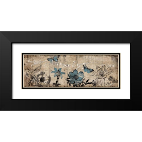 The Journey Black Modern Wood Framed Art Print with Double Matting by Grey, Jace