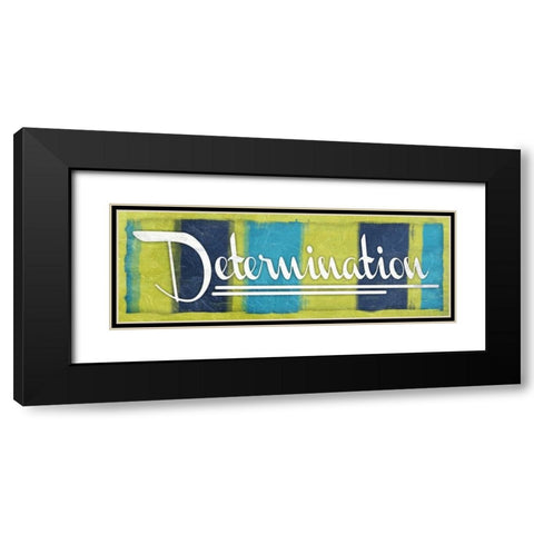 Determination Black Modern Wood Framed Art Print with Double Matting by Grey, Jace
