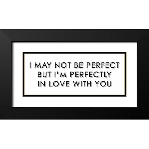 Love Mate Black Modern Wood Framed Art Print with Double Matting by Grey, Jace