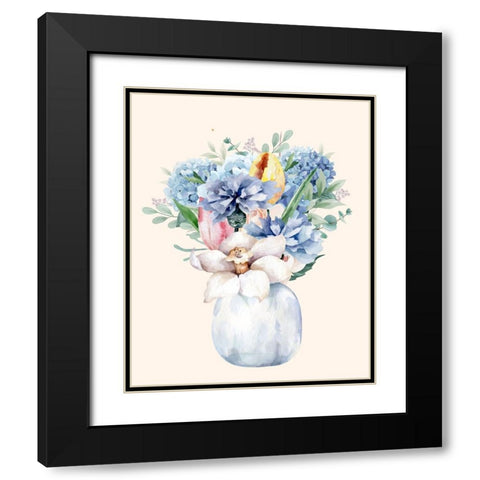 Night Of Romance 1 Black Modern Wood Framed Art Print with Double Matting by Keith, Jesse